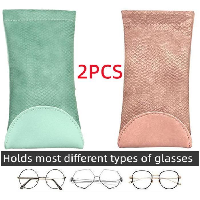 Lot De 2 Étuis Rigides Pour Lunettes De Soleil - Cuir Van Gogh | Protection Anti-Rayures
