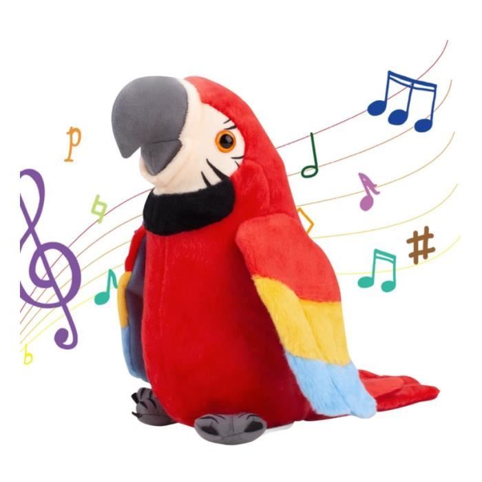 Peluche Perroquet Ara Bleu H 50 CM Macaw Parrot Plush