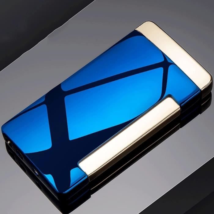Briquet De Bureau Décoratif En Métal – Rechargeable, Allumage Par Poussée, 4 Flammes, Butane (non Inclus) – Idéal Maison, Bureau, Cadeau - 5