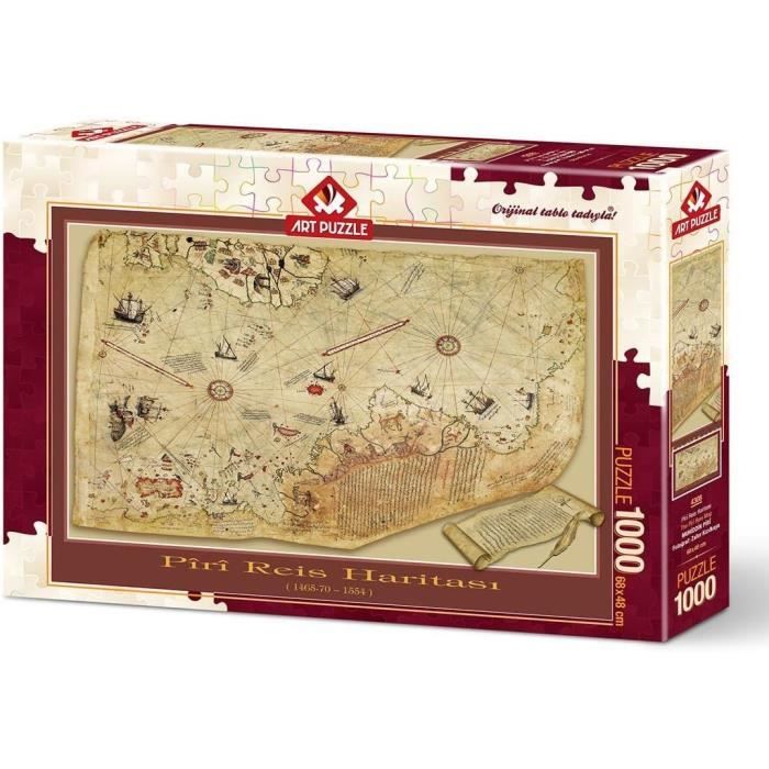 4308 - Piri : The Piri Reis Map Puzzle 1000 Pièces[u7979] - Cdiscount ...