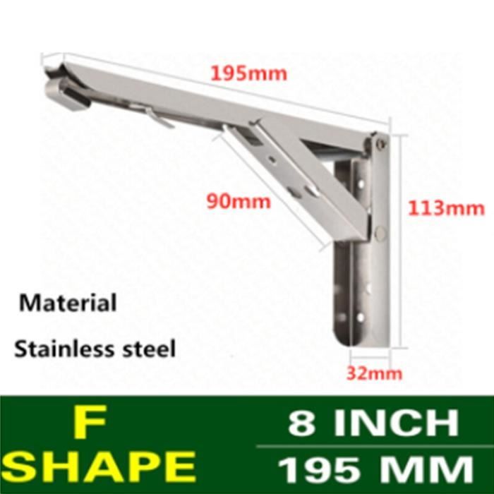 Rail Table Rail De Table Camping-car 20 Pouces - Alliage Aluminium Anodisé Support Table Amovible