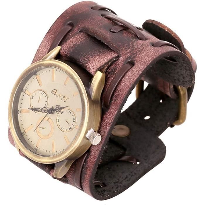 Montre Shadoks Citine Vintage Années 90 – Collector Avec Bracelet Cuir, Pour Homme