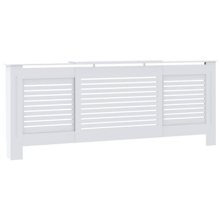 Panneau Décoratif MDF Pour Cache-radiateur - Découpe CNC 120x61cm (4x2ft) - Blanc Apprêté - 5 Motifs
