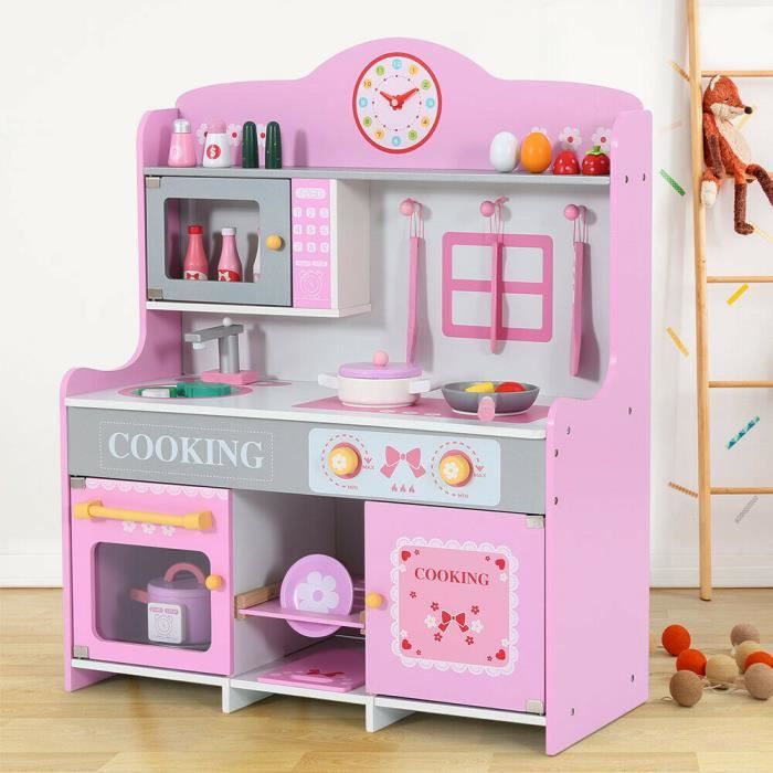 Jeu Educatif Pour Enfants En Bois Cuisine Jeu De Role Pour Enfants Jeu De Simulation Jouet Cadeau D Anniversaire Jouet Educatif Achat Vente Dinette Cuisine Cdiscount