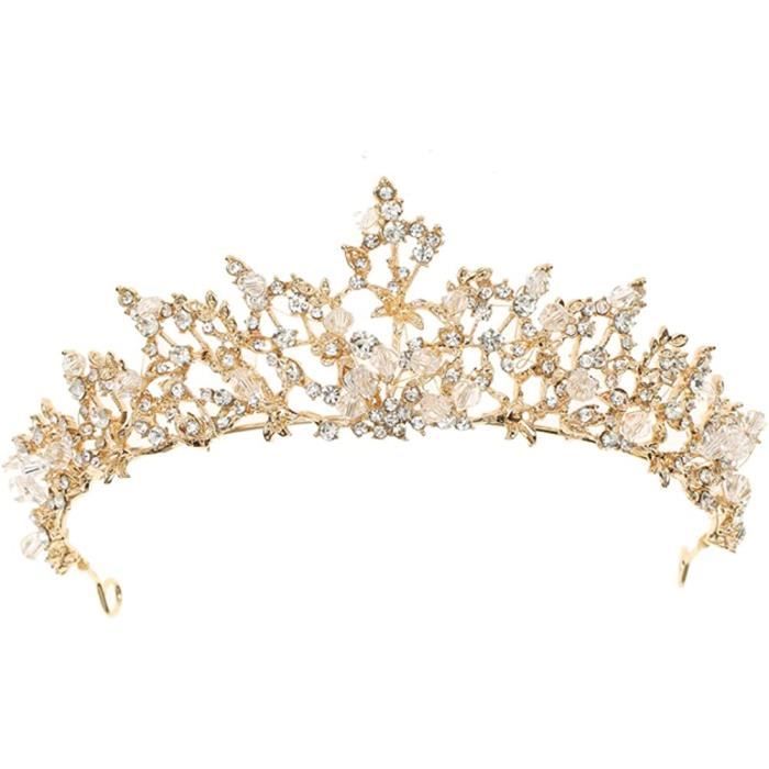 Couronne De Mariage Diadème Princesse Strass Zooma - Pour Mariée Et Soirées