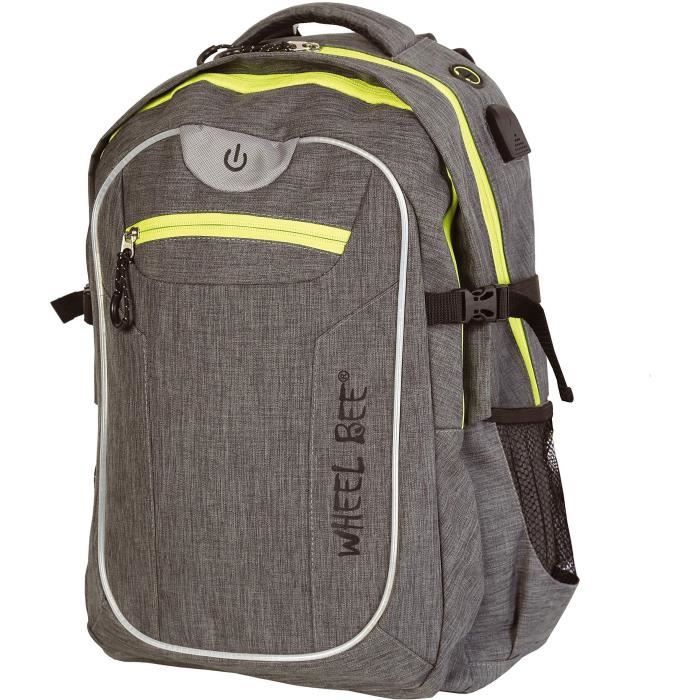 Wheel Bee Revolution Sac à Dos Enfants 46 cm 30 liters Gris - 950022