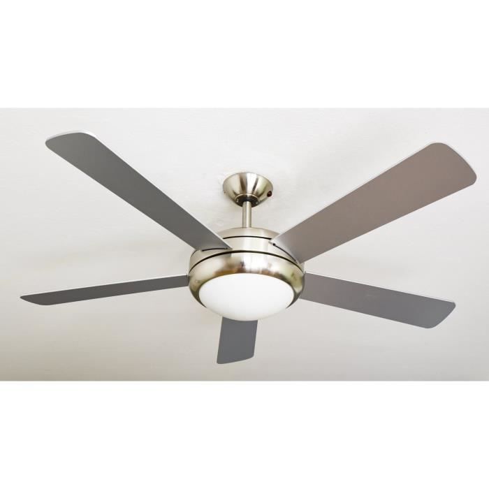 Aireryder Fn75539 Ventilateur De Plafond Ursa Avec Telecommande Et Eclairage Boitier Satin Nickel Couleur Des Pales Achat Vente Brumisateur D Interieur Aireryder Fn75539 Ventilateur Cdiscount