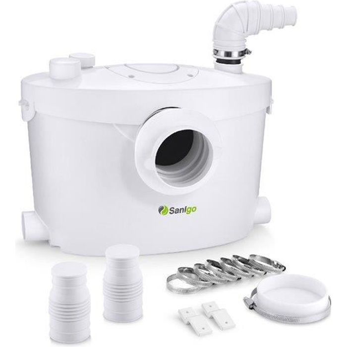 HENGMEI Broyeur Sanitaire pour WC 700W Pompe Automatique pour Eliminer Les  Eaux Usées Douche Lavabo - Cdiscount Bricolage