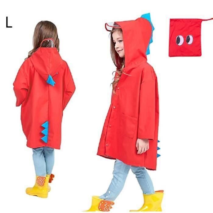 Poncho Pluie A Capuche Bebe Fille Garcon Dessin Mignon Veste Impermeable Manteau De Pluie Hauteur Recommandee 85 105cm Rou J0752 Cdiscount Puericulture Eveil Bebe