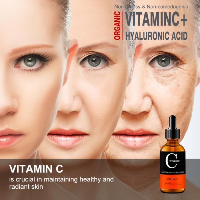 SéRum Le Visage Au RéTinol, Acide Hyaluronique, Vitamine C, AntiRides