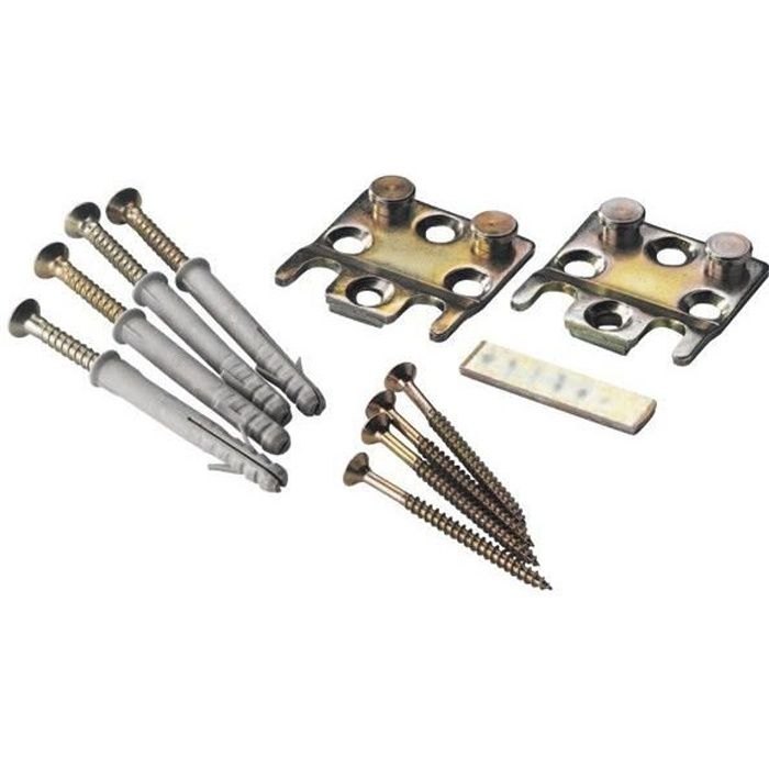 SYSTEME DE FIXATION DE POTEAU INVISIBLE A CLIPS A FIXER AU SOL MUR PLAFOND  CHARPENTE ETAGERE CLOTURE - Cdiscount Bricolage