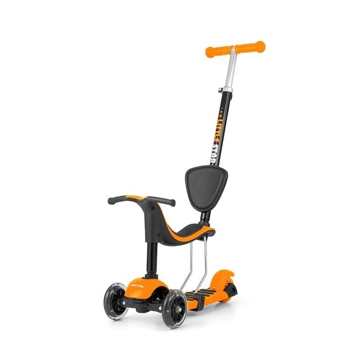 Little Star Trottinette Draisienne Evolutive Multifonctions 3 En 1 Bebe Enfant Des 2 Ans Charge Admise 50 Kg Orange Achat Vente Little Star Trottinette Cdiscount