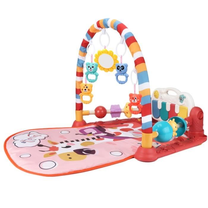 Tapis D Eveil 1 Ensemble De Tapis De Jeu Pour Bebe Pedale Avec Musique Et Lumieres Jouet Activite Coussin De Fitness Type B Cdiscount Puericulture Eveil Bebe