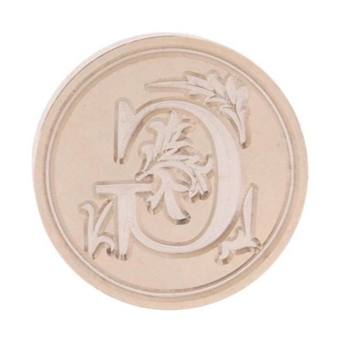 Tampon De Cire Boussole - 25mm - Manche En Bois - Pour Enveloppes, Mariages, Invitations