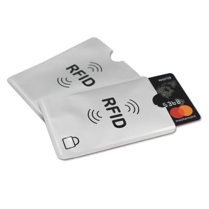 Molain Porte-cartes RFID coloré – Lot de 9 pochettes de blocage RFID – Pochettes pour cartes de