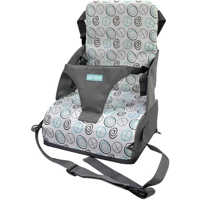 Coussin de chaise épais lavable avec boucle de ceinture YYWJ Coussin rehausseur de chaise de salle à manger pour enfant Portable et amovible Coussin de siège pour enfant 