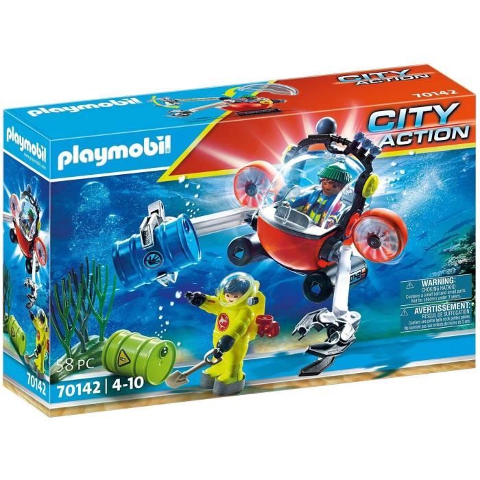 PLAYMOBIL City Action 70142 Seenot Utilisation environnementale