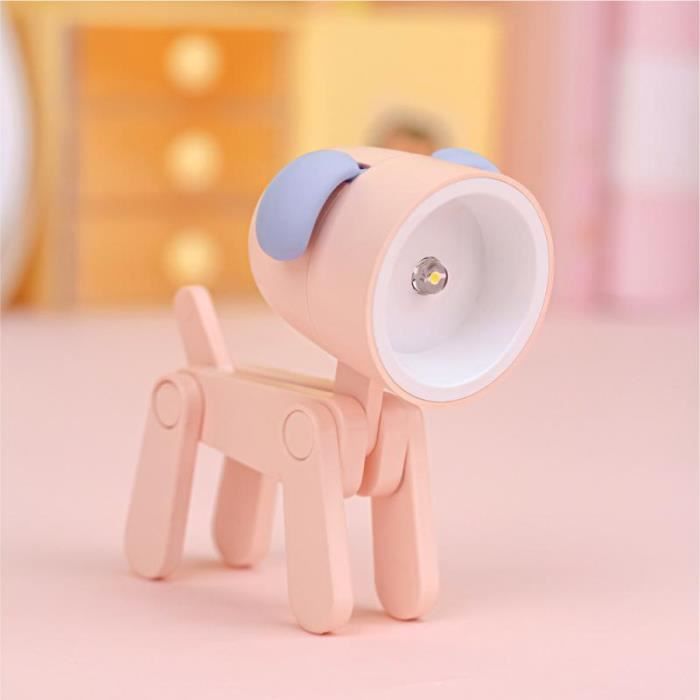 Chiwawa Lampe de Table Chien Chihuahua Figurine Chien Luminaire