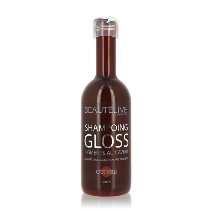 Beautélive Shampoing Gloss repigmentant Cuivré , 250ml