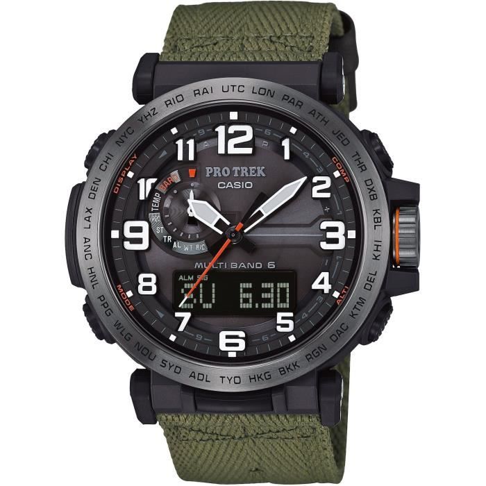 Casio Montre Analogique Digital Protrek Prw-6600yb-3er pour homme