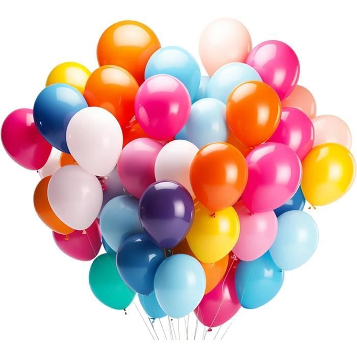 Ballons Latex Cœur Rouge Et Blanc – Diamètre 40 Cm – Pour Hélium Ou Air – Décoration Fête Mariage Saint-Valentin