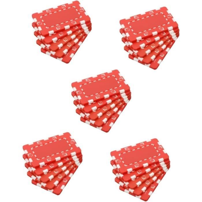 25 Pièces Jetons De Poker Jetons Plastique Jeu Bingo Jetons De Bingo 25 Pièces Jetons De Poker Jetons Plastique Jeu Bingo Jetons De Bingo