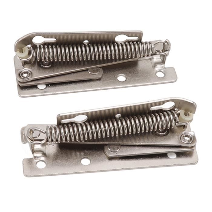 Lot De 10 Charnières à Ressort Pour Porte D'armoire - Argenté 26x30mm, Marque Uxcell, Neuves