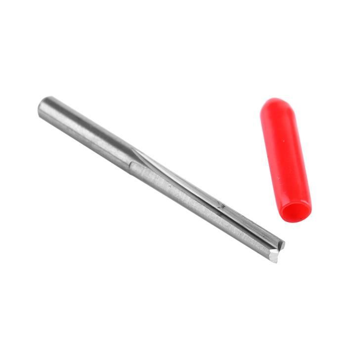 Fraise V-Groove 10mm Pour CNC - Outil Chanfrein Carbure Double Cannelure