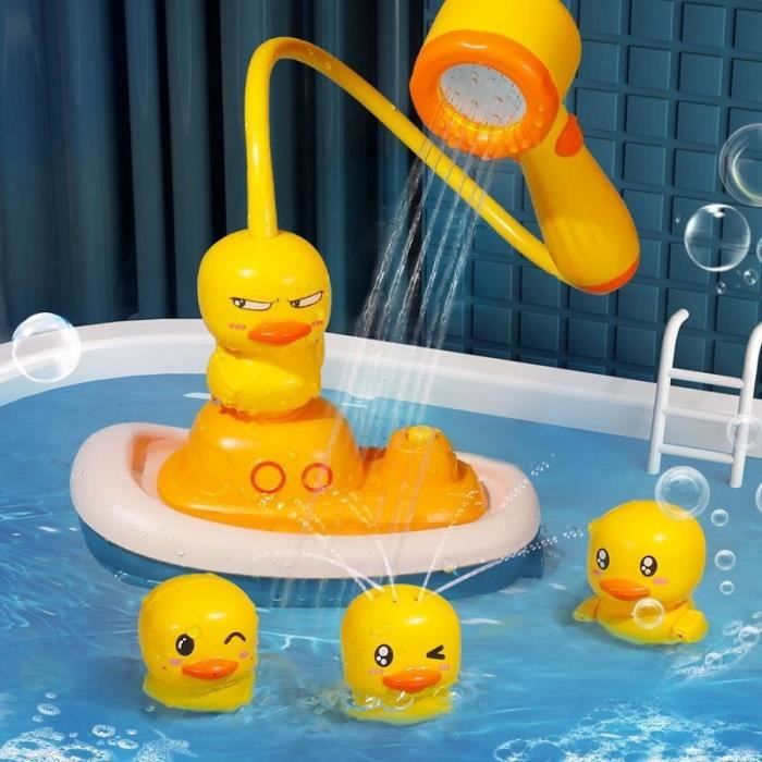 Jouet de bain douchette jouet flottant de Canard Jeux de Bain Jouets de Baignoire pour Bebe Cadeau Enfant