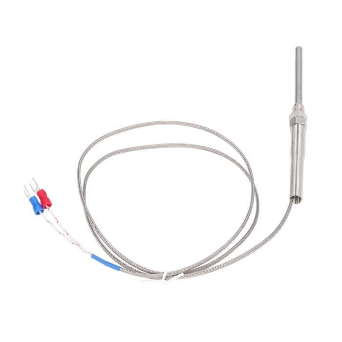Sonde Thermocouple Type K - 5 Pièces, Câble 1.5m, Sonde 3mmx300mm, Pour Mesures De Température