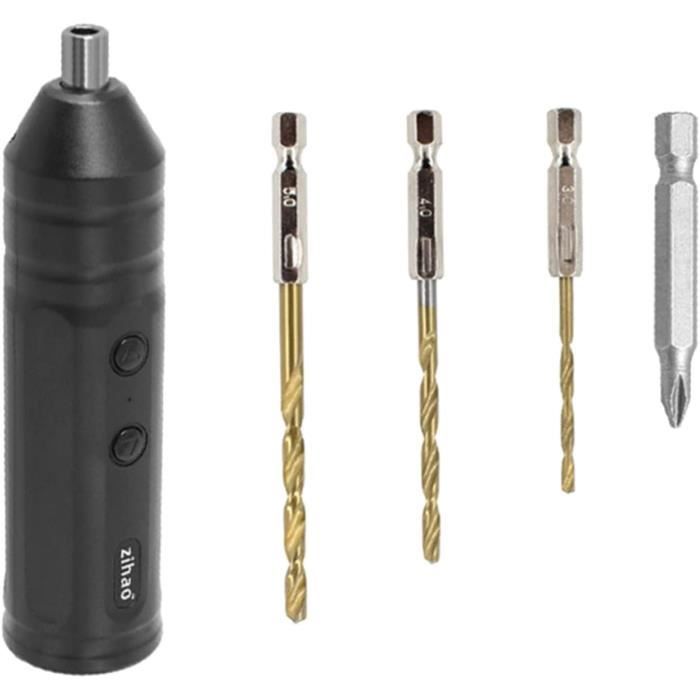 Tournevis électrique Rechargeable 28 En 1 - 24 Embouts + Lumière LED - Charge USB-C - Pour Smartphone, Ordinateur, Bricolage - 9