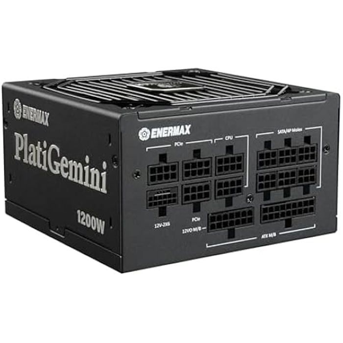 ENERMAX PlatiGemini EGN1200P Alimentation PC Modulaire ATX12V 3.1/ EPS12V 80 PLUS Platinum CA 100 240 V 1200 Watt - vue 3