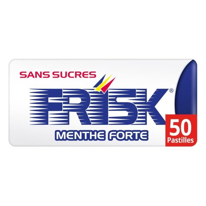 LOT DE 2 - FRISK -Bonbons Menthe Forte Sans Sucres - boite de 5,7 g