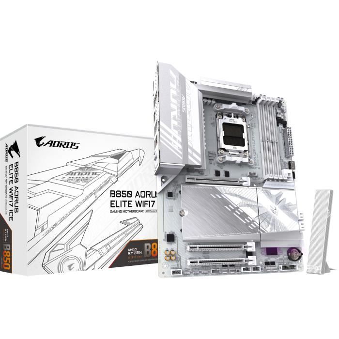Carte mère – GIGABYTE – B850 AORUS ELITE WIFI7 ICE