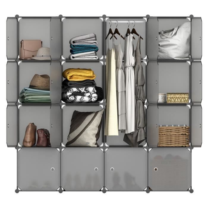 Langria 16 Cubes Plastiques Organisateur Conception