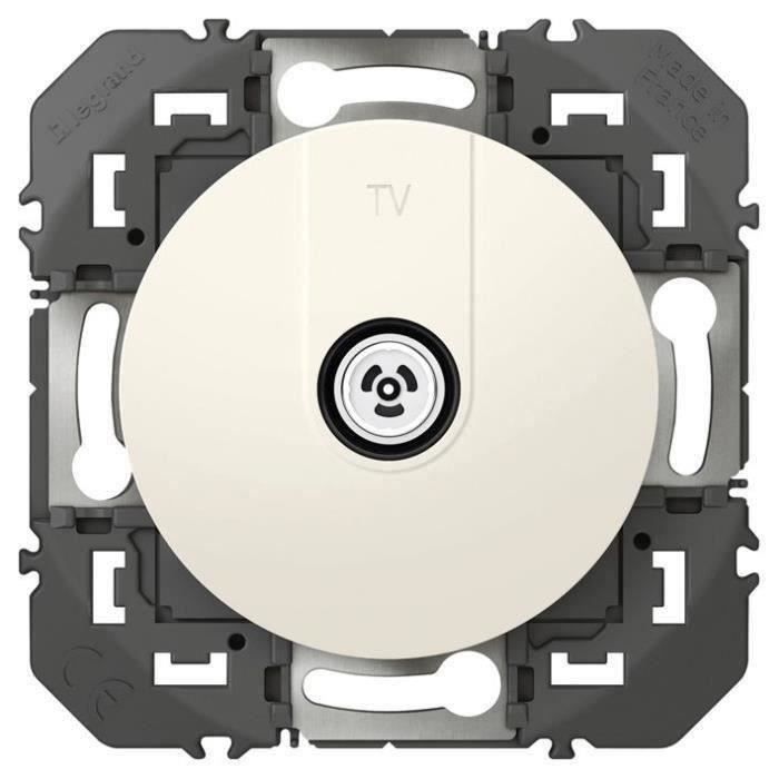 LEGRAND - Prise TV simple blanc composable Dooxie