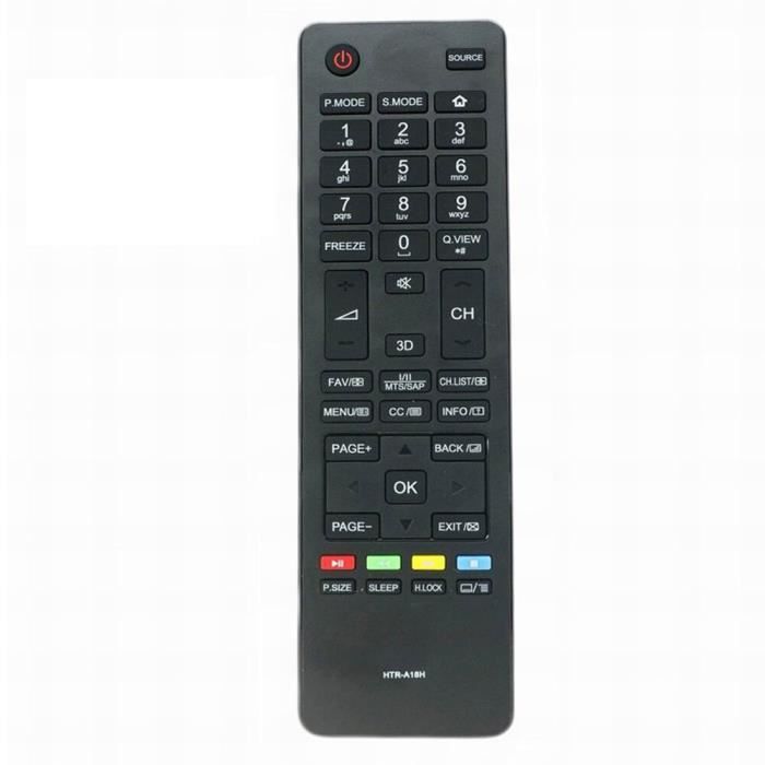New -Télécommande TV de remplacement HTR-A18H pour Haier TV LE22M600F ...