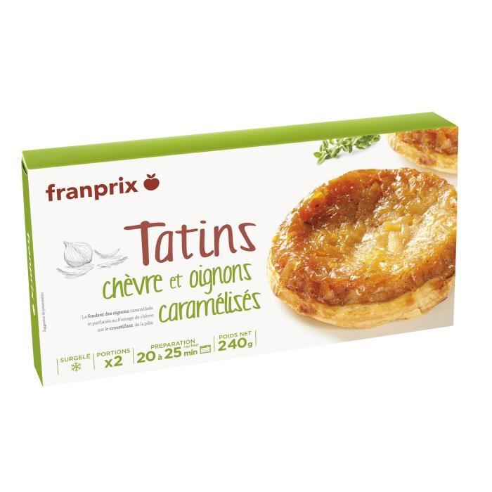 Franprix Tarte Tatin Oignon Chevre 2x120g Achat Vente Tarte