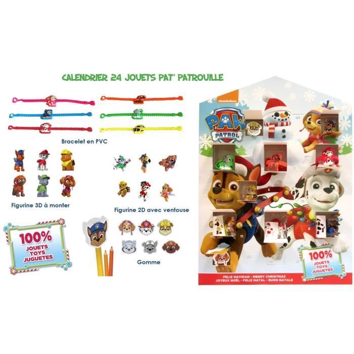 Calendrier De L Avent Pat Patrouille 2023 Pat Patrouille Calendrier De L'avent - Cdiscount Jeux - Jouets
