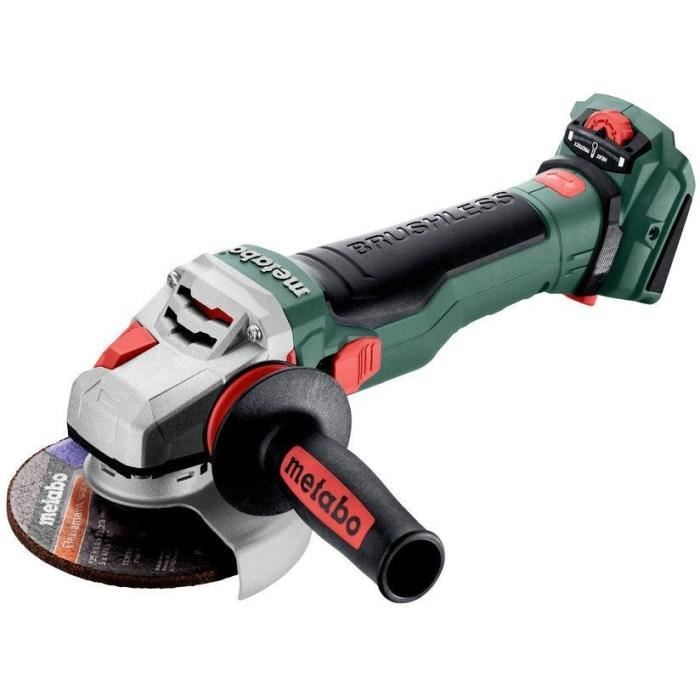 Meuleuse d'angle sans fil METABO WVB 18 LTX BL 15 125 Quick 18 V MetaBOX 165