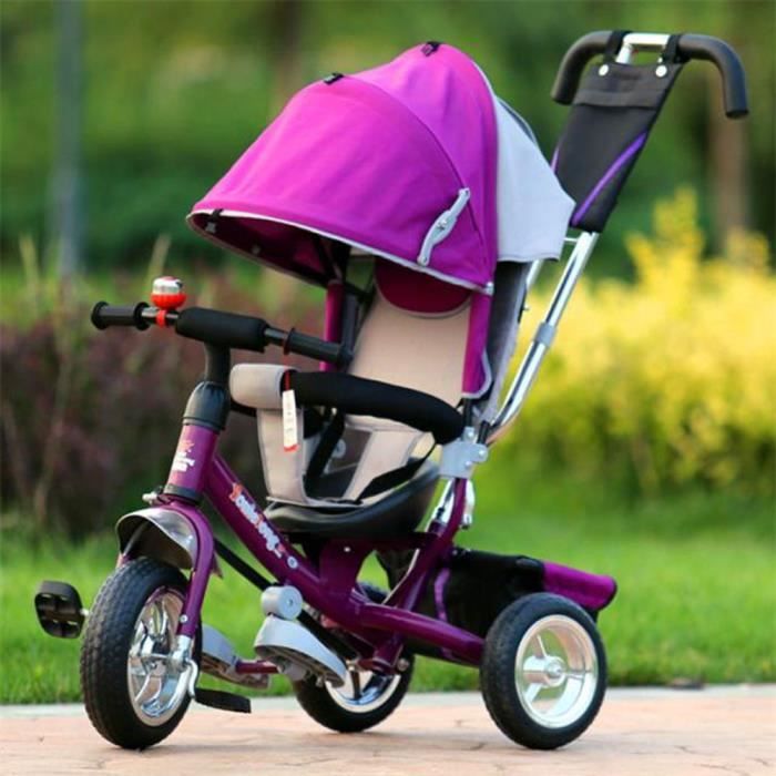 Violet 6 Mois 4 Ans Chariot Bebe Tricycle Enfant Poussette Bebe Chariot Velo Velo Cdiscount Sport