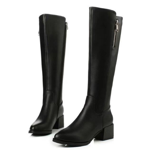 Longues bottes noires clearance