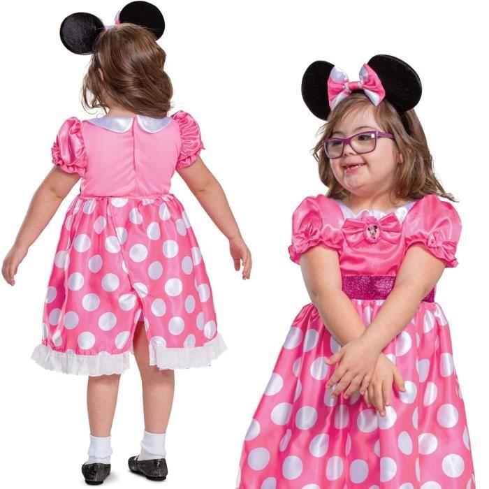 Déguisement Minnie Mouse rose pour enfant handicapé 5-6 ans - DISGUISE -  Mickey Mouse Clubhouse - Licence Disney - Cdiscount Jeux - Jouets