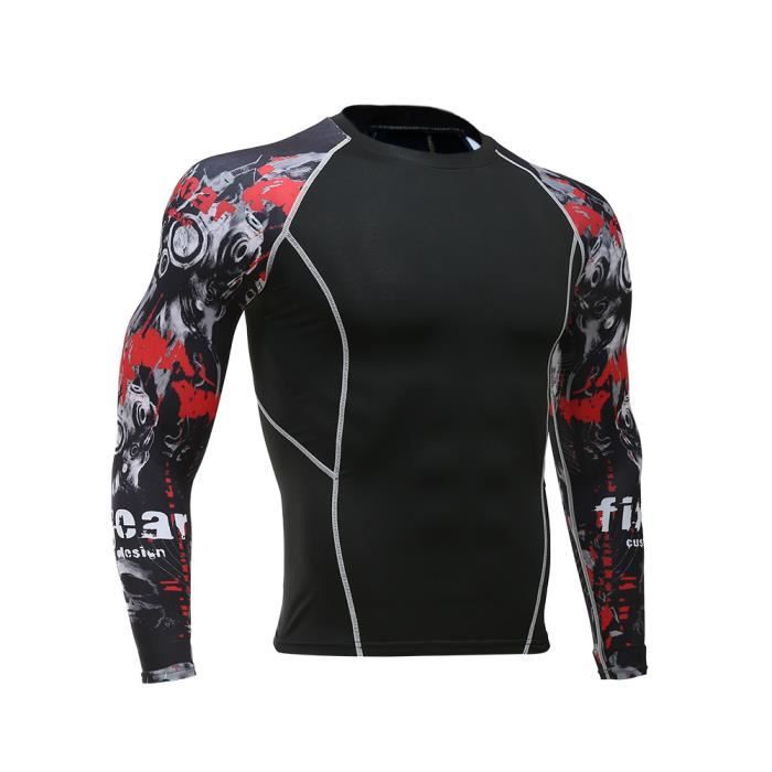 Ensemble de sous-vêtements de Fitness pour hommes,ensembles longs