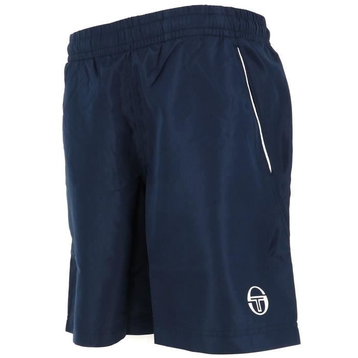 Sergio Tacchini Bermuda 16 Pollici 002N – Pantaloncini Uomo, Blu Navy, Taglia XL