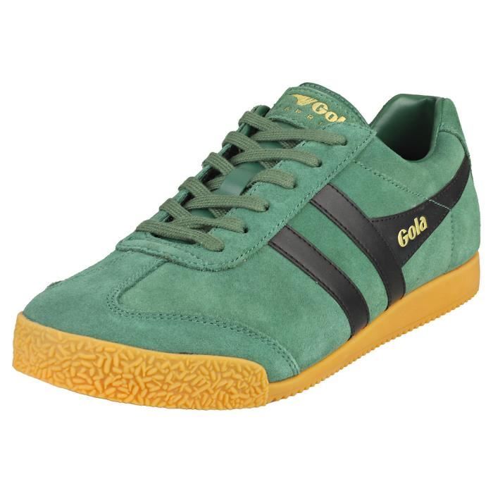 Baskets - GOLA - HARRIER CMA192NB - Homme - Textile - Vert Noir - Lacets