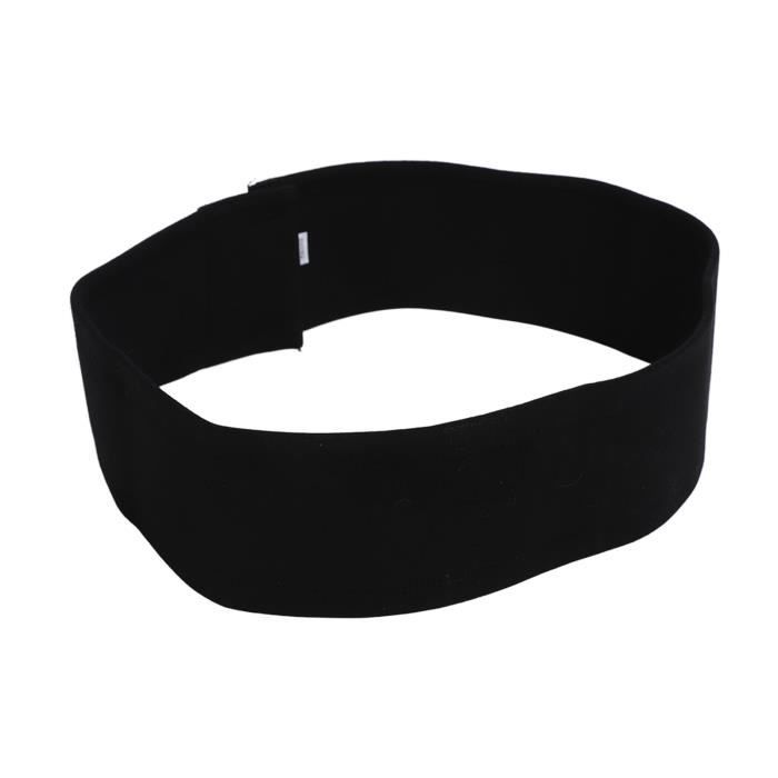 Bande Soutien Mammaire Forte Compression – Sans Rebond – Sangle Post-Chirurgie & Sport – Réglable – Noir – Taille Unique