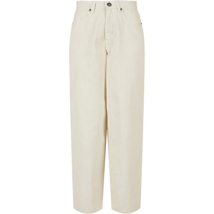 Pantalon Femme En Velours Côtelé Taille Haute - Coupe Droite, Confortable Et Tendance - Plusieurs Couleurs Disponibles