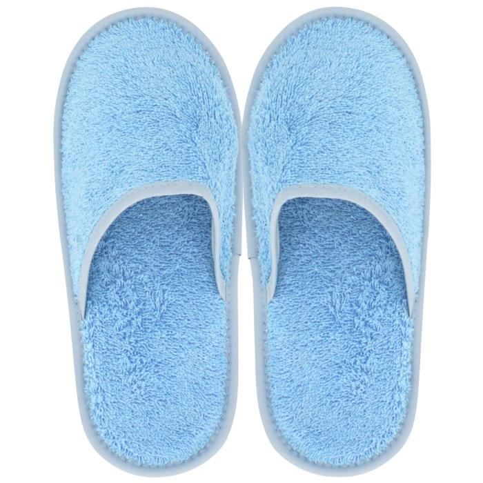 Chaussons de bain PURE Bleu Mer taille Large (L) du 41 au 43