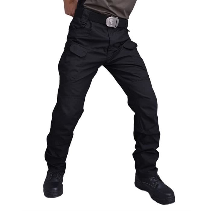 Pantalon Cargo Homme Militaire 2025 - Respirant, Multi-poches - Pour Travail, Randonnée, Chasse - Grandes Tailles